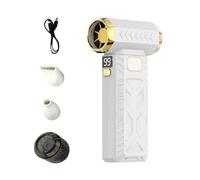 Generico Air Duster | 3-Gear USB Rechargeable Durable Adjustable Dust Blower | Handheld Cordless Reusable Wind Compressor for Keyboard Electronics Car Detailing Lawn Barber Hair Workplace