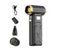 Generico Air Duster | 3-Gear USB Rechargeable Durable Adjustable Dust Blower | Handheld Cordless Reusable Wind Compressor for Keyboard Electronics Car Detailing Lawn Barber Hair Workplace