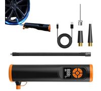 Generico Air Pump - ABS, Compact Digital Tire Inflator Portable Air Compressor | Auto Shut-off, Cordless Battery-Powered Mini Pump for Bike Tires, Balls, Scooters, Pool Floats, Balloons