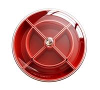 Generico Airtight Snack Box, Clear Double Layer Tray, Removable Compartment with Easy Access Feature, Snack Serving Accessory, Storage Tray with Compact Design, Party Picnic Tool for Fridge Pantry