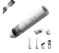 Generico AirTrek Pro - Compact Vacuum & Blower with Enhanced Dual Power, Powerful Suction & Blow, Quiet Operation, Deep Cleans Fast, Bed Vacuum, for Car, Home, Office (White)