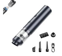 Generico AirTrek Pro - Compact Vacuum & Blower with Enhanced Dual Power, Powerful Suction & Blow, Quiet Operation, Deep Cleans Fast, Bed Vacuum, for Car, Home, Office (Black)