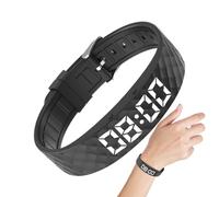 Generico **Alarm Bracelet with LED Display - USB Rechargeable Wristwatch for Personal Safety & Timekeeping | Silicone Strap for Adults,