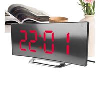 Generico Alarm Clock - Digital Alarm Clock Bedside | Alarms Clocks for Kids | Led Display Digital Clocks for Bedroom | Brightness Easy-To-Read Time Management Tool Teens Boys Girls Students