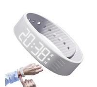 Generico Alarm Watch, Vibrating Alarm Clock, 01.05x12.05 Inches, Adjustable Silent Smartwatch, Digital Wristband for Deep Sleepers, Travel School Sports Outdoor Use, Women Men Kids Teens Heavy