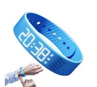 Generico Alarm Watch, Vibrating Alarm Clock, 01.05x12.05 Inches, Adjustable Silent Smartwatch, Digital Wristband for Deep Sleepers, Travel School Sports Outdoor Use, Women Men Kids Teens Heavy
