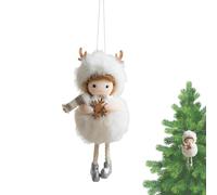 Genérico Alberi D'angelo | Portachiavi Ciondolo A Forma Di Ragazza Con Corna - Angelo Bambola,Per Amici Uomini Donne Bambini Come Decorazione Da Parete Per La Casa In Feste