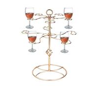 Generico Albero Da Cocktail | Display Per Bevande A Due Livelli Con Dieci Portabicchieri | Stand Per Torre Di Champagne - Per Casa, Bancone, Matrimonio, Ristorante, Cucina, Sala Da Pranzo, Festa, Bar