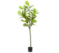 Generico Albero di Ficus Artificiale 48 Foglie 165 cm Verde,Casa e Giardino,Arredo,Flora artificiale-4103581