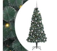 Generico Albero di Natale Artificiale Pre-Lit con Set di Palline 150 cm,Verde,3.18kg,3396155