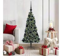 Generico Albero di Natale Artificiale preilluminato con Set di Palline,Verde,2.38kg,3396142