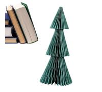 Generico Albero di Natale in Carta Honeycomb,Centrotavola Albero di Natale di Carta | Centrotavola Festivo per Soggiorno Casa Libreria Camera da Letto Feste
