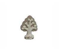 Generico Albero in Porcellana con Base di Legno, Bomboniera per Matrimoni, Anniversari, Cresime e Comunioni, Multicolore, cm 10 (H), Confezione 2 Pezzi