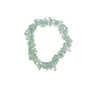 Generico ALCHIMIA - Bracciale chip elastico pietre vere naturali OSSIDIANA AZZURRA