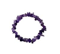 Generico ALCHIMIA - Bracciale chip pietra vera naturale Ametista qualità extra