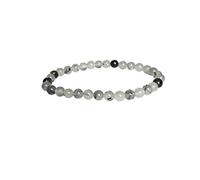 Generico Alchimia- Bracciale elastico in Pietre Naturali - Cristalli per Protezione Spirituale e Armonia dei Chakra, Gioiello Elastico Unisex, Idea Regalo