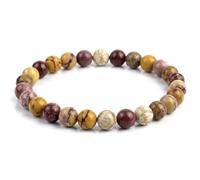 Generico Alchimia- Bracciale elastico in Pietre Naturali - Cristalli per Protezione Spirituale e Armonia dei Chakra, Gioiello Elastico Unisex, Idea Regalo