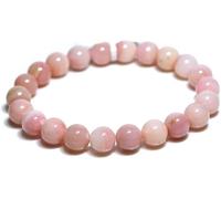 Generico Alchimia- Bracciale pietre vere naturali MM.6 Opale rosa cristalloterapia