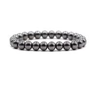 Generico Alchimia-Bracciale uomo-donna elastico pietre vere naturali cristalloterapia Ematite