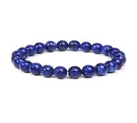 Generico Alchimia-Bracciale uomo-donna elastico pietre vere naturali cristalloterapia (Lapislazzuli)