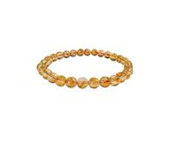 Generico Alchimia-Bracciale uomo-donna elastico pietre vere naturali cristalloterapia (Quarzo Citrino)