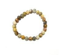Generico ALCHIMIA - Bracciali elastico pietre vere naturali mm.6 Diaspro oceano