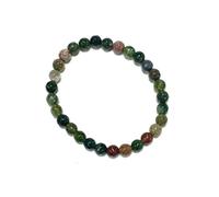 Generico ALCHIMIA - Bracciali elastico pietre vere naturali sfaccettata mm.6 Agata indiana