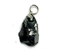 Generico ALCHIMIA- Collana ciondolo pietra shungite elite cristalloterapia pendente di protezione
