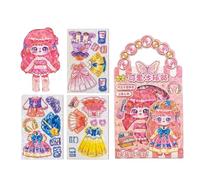 Generico Alice And Magnetic Dresses ups Toys | Dress Up as a Princess Magnetics Puzzle Toys, Princess Dress Up Toy, Magnetic Toy