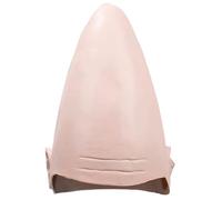 Generico Alien Cone Bald Head, Latex Cosplay Headdress, 30cm/11.81 Inch 26cm/10.23 Inches Costume Hat Prop for Teens Women Girls Boys Friends Stage Halloween Funny, horror Pointy Head