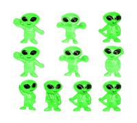 Generico alienn Miniatures - Flexible 10 Pieces Display Ornament Set
