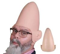 Generico Aliens Cone Bald Head | Latex Cosplay Headgear | Headdress Prop