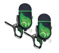 Genérico Allarmi di morso - Allarme di morso | Anello Campana di Allarme | Indicatori di Allarme | Luce LED Sensibile 2 Pezzi di Canna da Campane | Attrezzature per il parcheggio