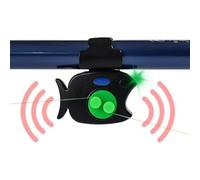 Generico Allarmi per Morso per Canna da, Avvisatore di Morso con Segnale Acustico e Luce LED, Attrezzatura Intelligente con Allarme Sonoro per Sport Acquatici all Aperto in Acqua e Salata