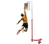 Generico Allenatore di Salto Verticale Regolabile per Adulti - Attrezzatura per Salto in Alto da Pavimento, Tester Professionale per stadi con Coulisse, Struttura in Acciaio Resistente
