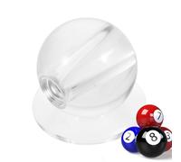 Generico Allenatore Palla Biliardo - Strumento Precisione Colpi Stecca Biliardo | Cue Ball Angle Trainer con Foro | Accessorio Training Pool per Migliorare Mira Controllo E in Casa Club Tornei