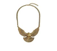 Generico Alloy Vintage Exaggerated Big Bird Pendant Necklace For Women Party Accessories