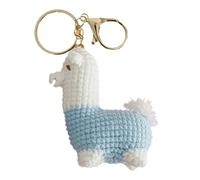 Genérico Alpaca Pendant - Crochet Animals keychainn | Funny Animal Toys | Carino Alpaca Decor, Knitting Crafts Charm Inspirational Hand-Woven Ornament For Birthday Wallet Backpack Kids Adults Car Keys