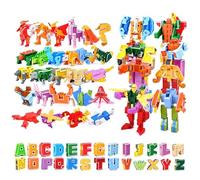 Generico Alphabet-Roboter - Buchstaben-Roboter Verwandeln Spielzeug-Set,-Lernspielzeug Für Kleinkinder, Frühe Entwicklung Und Aktivitätsspielzeug, 26 Teile