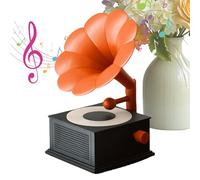 Generico Altoparlanti portatili - Giocatori record Speaker vintage | Lucky Phonograph Wireless Stopaker | Wireless Stereo Sound 3 Modalità Light Music Player Portable per Home Kitchen Men Outdoor Att