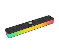 Generico Altoparlanti RGB,Soundbar PC Smart RGB - Altoparlante Portatile Senza Fili Per Giochi PC E Televisione,Per Casa Doccia Scrivania Festa Natale Camera Patio Auto Telefono Musica Teatro