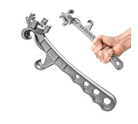 Generico Aluminum Bung Wrench, Heavy Duty Non Slip Leverage Drum Plug Tool