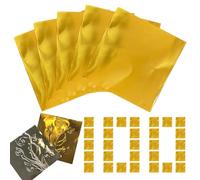 Generico Aluminum Foil Sheets for Crafts, 100 Pack Shiny Metal Foil Paper, Ideal for Art Projects, Engraving, Painting, Handicrafts, Scrapbooking, Embossing, Card Making, And Creative DIY Home