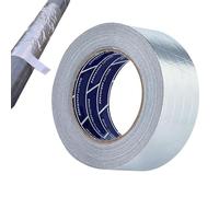 Generico Aluminum Tape,Fireproof Adhesive Barrier | 1.97inx65.6ft Insulation Tape | for Fire Repair Electrical Leak Air Conditioner Hot Cold Water Pipe Hose Exhaust