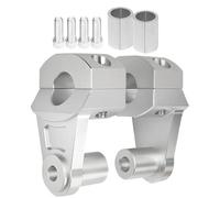 Generico Alza Manubrio Motocicletta,Rialzo con Morsetto Regolabile - Antivibrazione Per Motocicli Custom E Adventure Guida Inverno