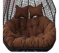 Generico Amaca di Ricambio per Altalena, può Essere Appesa al Cuscino Dellaltalena A Uovo, Cerniera Invisibile Facile da Pulire, 150x110 Cm Rossa (Chestnut 170X120CM)