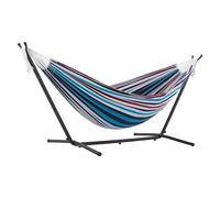 Generico Amaca Portatile sospesa for Interni, casa, Camera da Letto, Sedia pigra, Viaggio, Campeggio, Altalena, Amaca in Tela Spessa for(HB-diaochuang-CBlue)