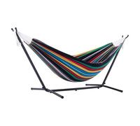 Generico Amaca Portatile sospesa for Interni, casa, Camera da Letto, Sedia pigra, Viaggio, Campeggio, Altalena, Amaca in Tela Spessa for(HB-diaochuang-EBlack)