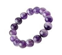 Generico Amethyst Bracelet for Women - genuinne Crystal Beaded Braccelet