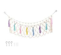 Generico Ammacca Per Giocattoli - Organizzatore Estetico Da Parete | Amaca Organizzatrice Da Parete Per Peluche | Per Organizzazione Ed Esposizione Per Ragazze Bambini Piccoli Camera Camera Da Asilo